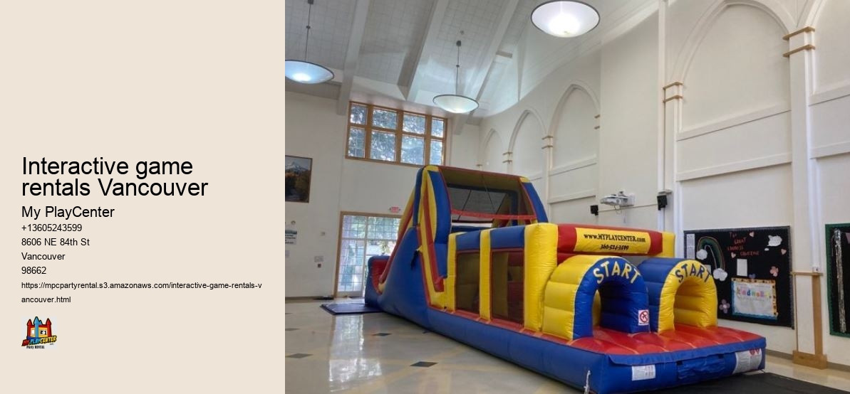 Interactive game rentals Vancouver