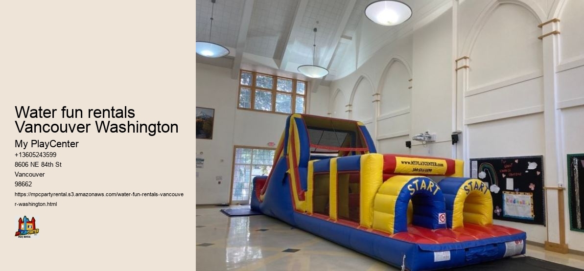Water fun rentals Vancouver Washington